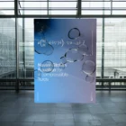 Navier-Stokes equations poster in modern office