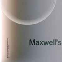 “Maxwell’s Equations” title and “Electromagnetism” label with soft gradient hues.