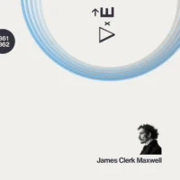 Bottom of the poster with Maxwell’s name and portrait in black and white