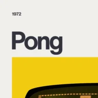Stylised detail showcasing Atari's logo and developer information.
