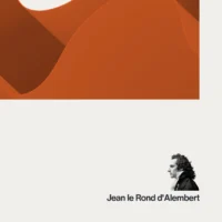 Jean le Rond d'Alembert’s name and silhouette portrait at the bottom