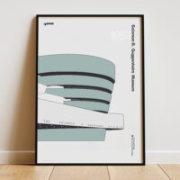 Guggenheim Museum Poster – Frank Lloyd Wright Icon