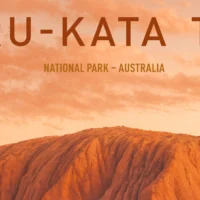 Close-up of Uluru’s monolith under warm desert light