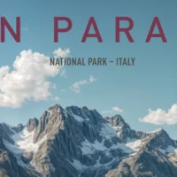 Snow-capped peaks of the Gran Paradiso massif